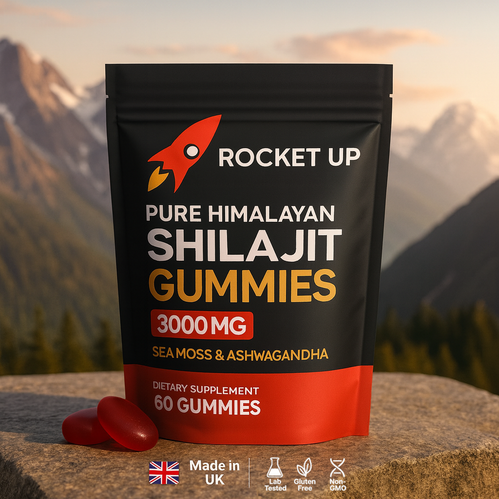 ROCKET UP!™ 5 in 1 Pure Shilajit Gummies