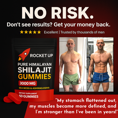 ROCKET UP!™ 5 in 1 Pure Shilajit Gummies